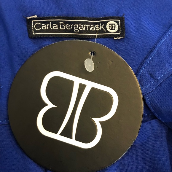 Blue Viscose Polyester Blouse - Picture 5 of 6